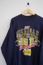 Load image into Gallery viewer, M/L - Vintage Michigan Wolverines 1997 Big Ten Champs Crewneck (Double-Sided)
