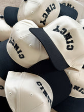 Load image into Gallery viewer, Cincy Flipped Vintage Style Snapback - Black
