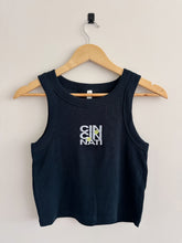 Load image into Gallery viewer, Cincy Block Tennis Ribbed Tank
