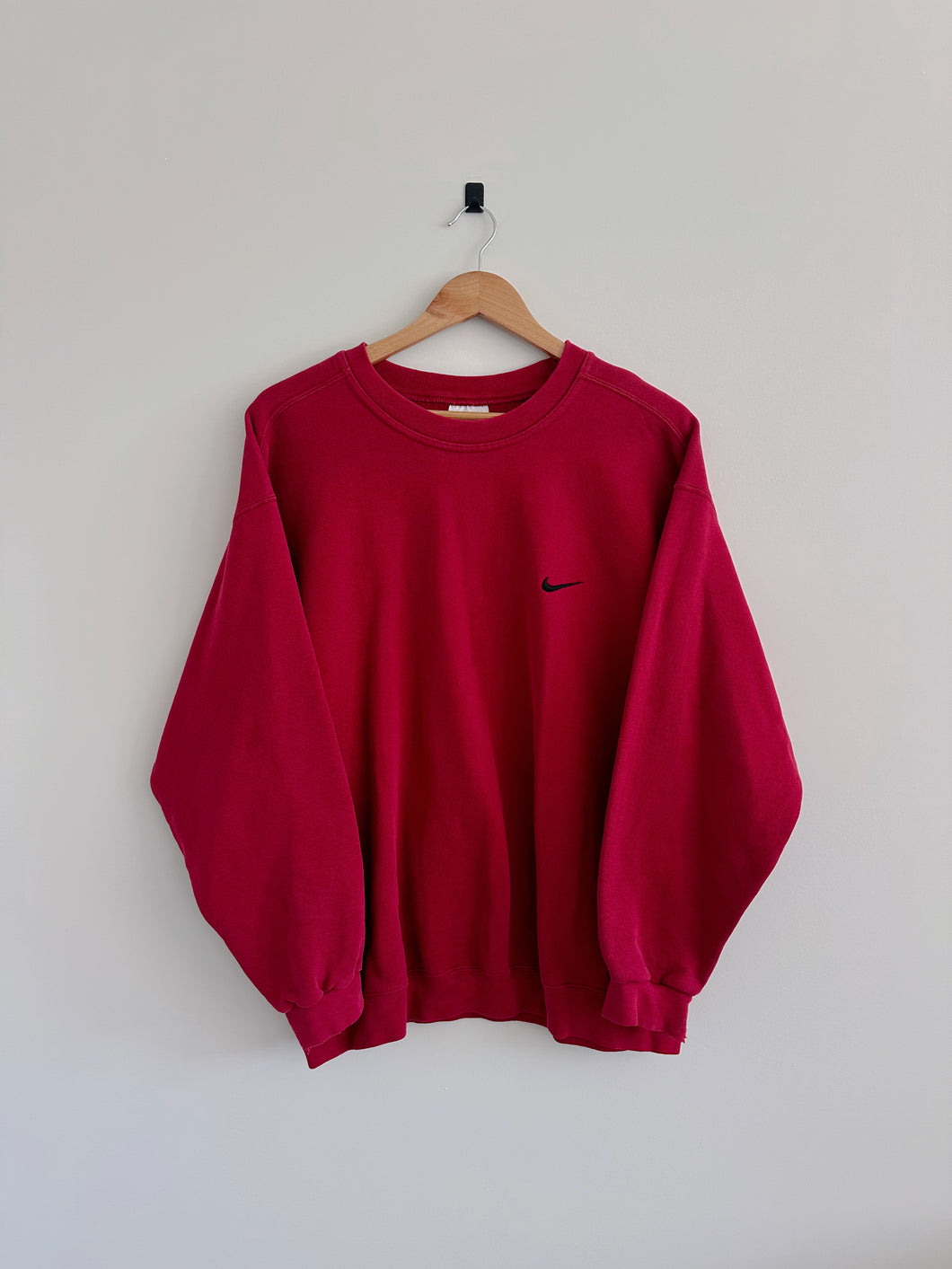 L - Vintage Maroon Nike Crewneck