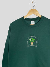 Load image into Gallery viewer, 🪴&quot;It&#39;s Not Hoarding If It&#39;s Plants&quot; Embroidered Crewneck
