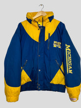 Load image into Gallery viewer, M/L - Vintage Michigan Wolverines Bomber Jacket
