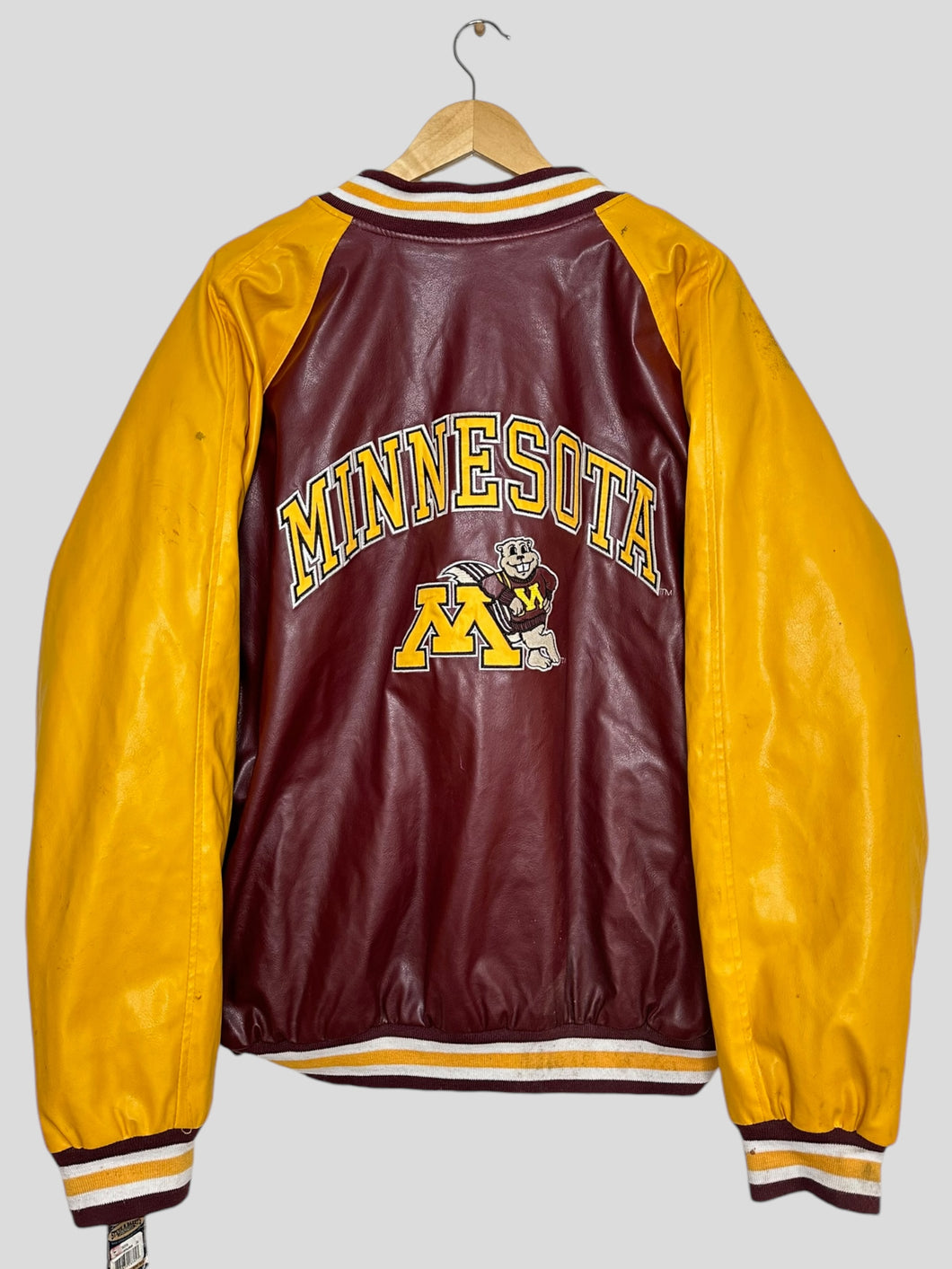 XL - Vintage Minnesota Golden Gophers Bomber Jacket