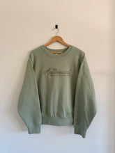 Load image into Gallery viewer, Antisocial but Willing to Discuss Books Crewneck - Sage 📖
