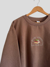 Load image into Gallery viewer, Book Lovers Crewneck - Brown Sugar 📚
