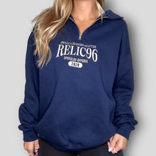 Load image into Gallery viewer, Relic96 Navy Quarter Zip
