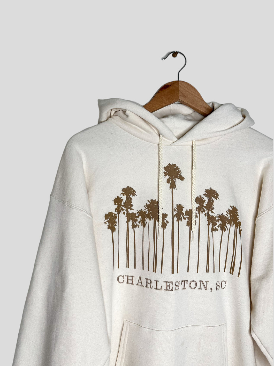 Charleston, SC Cream Hoodie