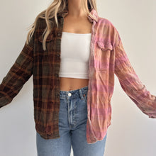 Load image into Gallery viewer, L - Woods Toned Split Dyed Flannel
