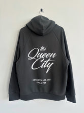 Load image into Gallery viewer, Cincy &quot;The Queen City&quot; Hoodie - Dark Gray
