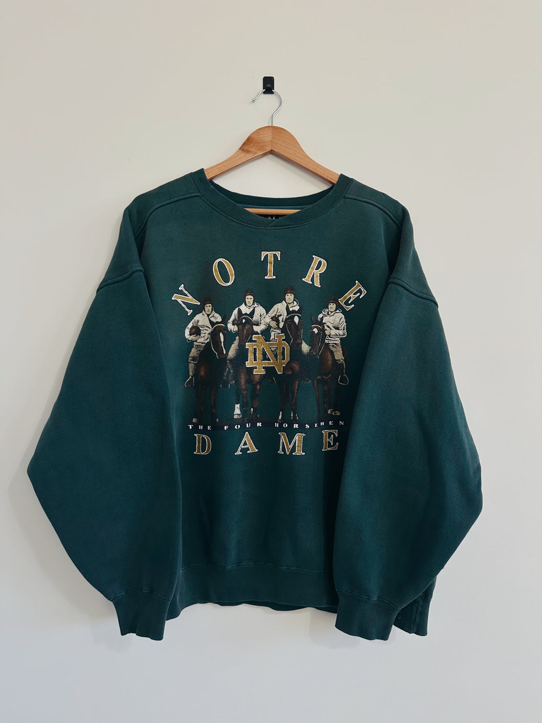 L/XL - Vintage Notre Dame Crewneck