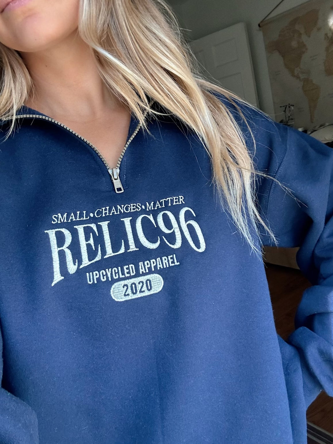 Relic96 Navy Quarter Zip