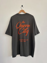 Load image into Gallery viewer, Cincy &quot;The Queen City&quot; T-Shirt - Dark Gray &amp; Orange
