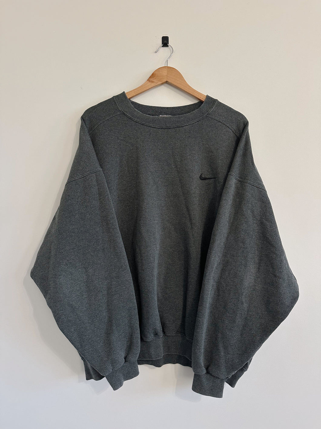 XL - Vintage Gray Boxy Nike Crewneck