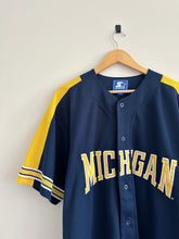 Load image into Gallery viewer, L - Vintage Michigan Wolverines Starter Baseball Jersey
