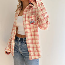Load image into Gallery viewer, S - Ohio State Buckeyes Split Dyed Flannel
