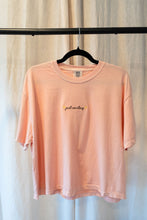 Load image into Gallery viewer, "Just Existing" Crop Top - Peach
