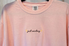 Load image into Gallery viewer, "Just Existing" Crop Top - Peach
