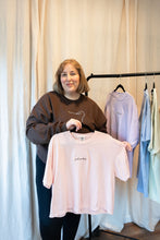 Load image into Gallery viewer, "Just Existing" Crop Top - Peach
