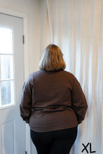 Load image into Gallery viewer, "Just Existing" Crewneck - Chocolate
