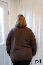 Load image into Gallery viewer, "Just Existing" Crewneck - Chocolate
