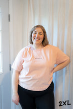 Load image into Gallery viewer, "Just Existing" Crop Top - Peach
