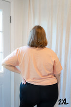Load image into Gallery viewer, "Just Existing" Crop Top - Peach
