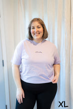 Load image into Gallery viewer, "Just Existing" Crop Top - Lavendar
