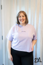 Load image into Gallery viewer, "Just Existing" Crop Top - Lavendar
