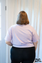 Load image into Gallery viewer, "Just Existing" Crop Top - Lavendar
