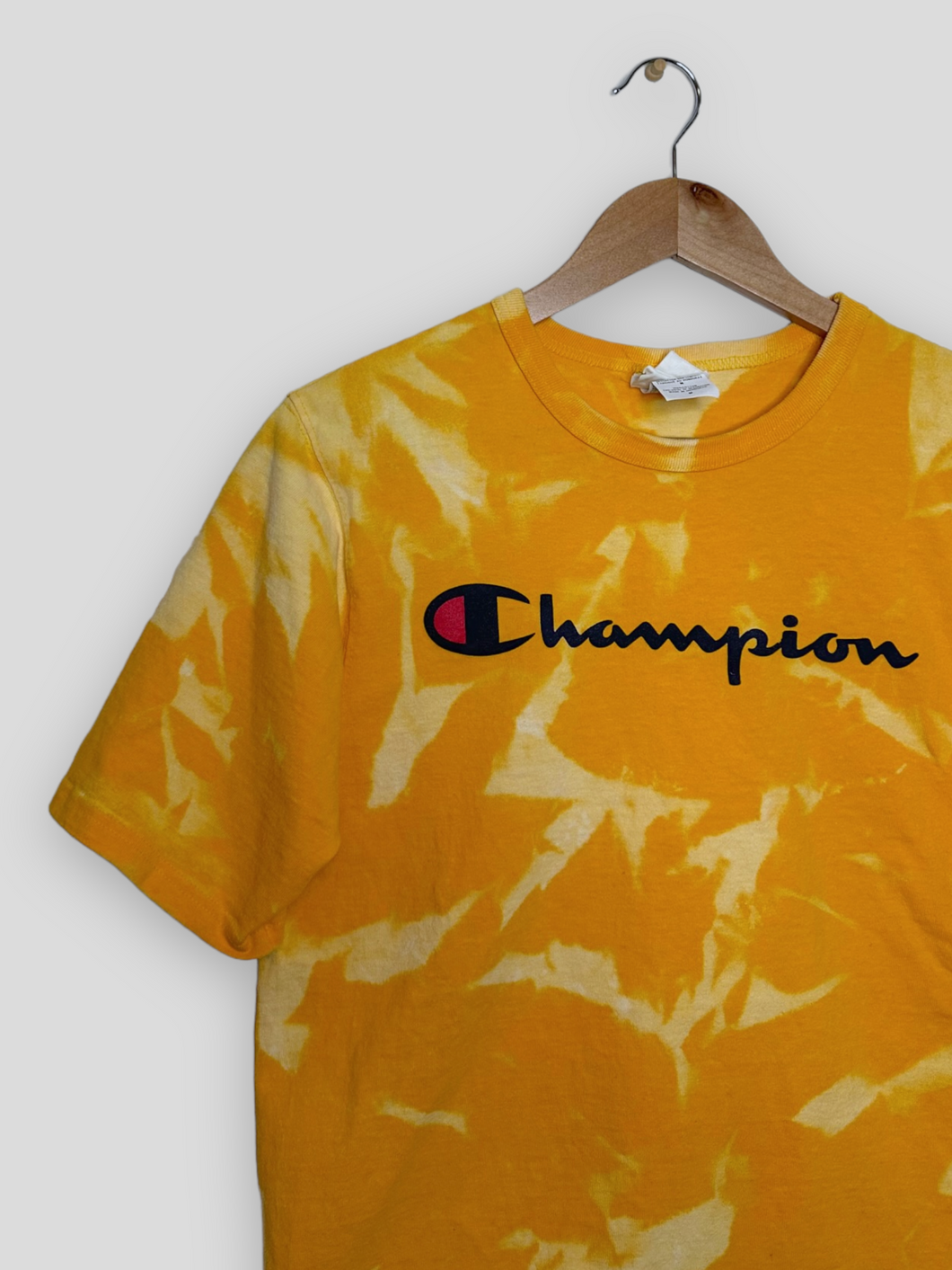 S - Vintage Yellow Champion T-Shirt